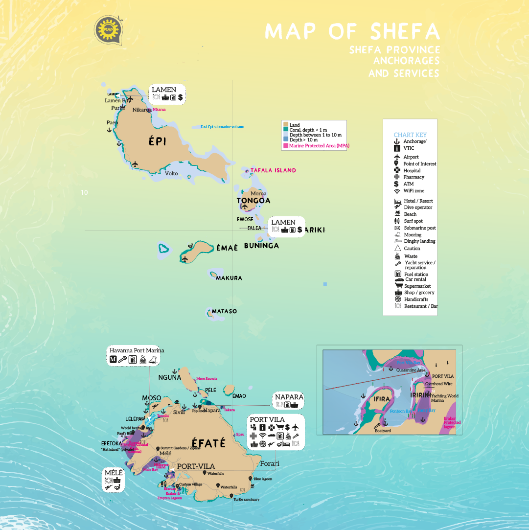 Shefa Province map